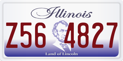 IL license plate Z564827