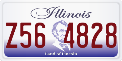 IL license plate Z564828