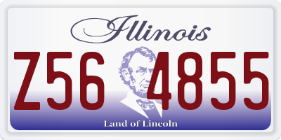 IL license plate Z564855