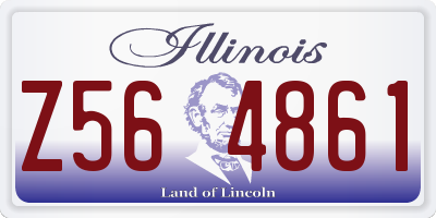IL license plate Z564861