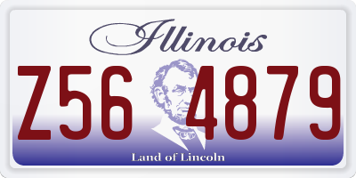 IL license plate Z564879