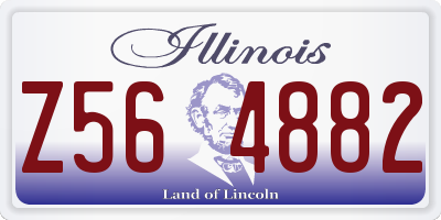 IL license plate Z564882