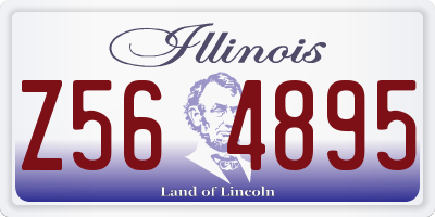 IL license plate Z564895
