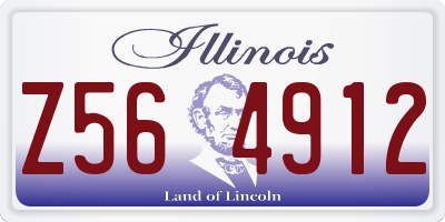 IL license plate Z564912