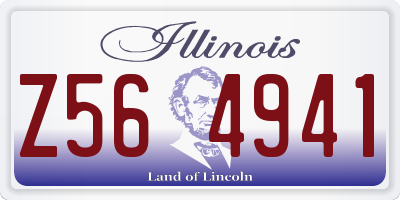 IL license plate Z564941