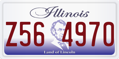 IL license plate Z564970