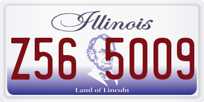 IL license plate Z565009
