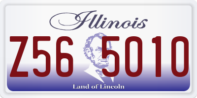 IL license plate Z565010