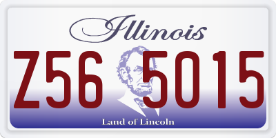 IL license plate Z565015