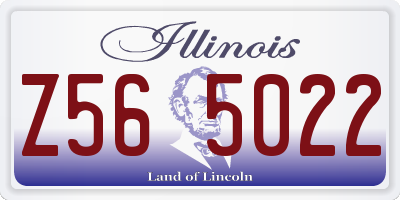 IL license plate Z565022