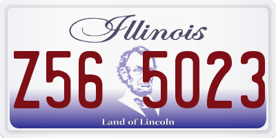 IL license plate Z565023