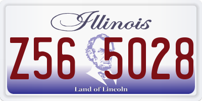 IL license plate Z565028