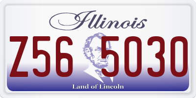 IL license plate Z565030