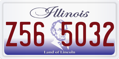 IL license plate Z565032