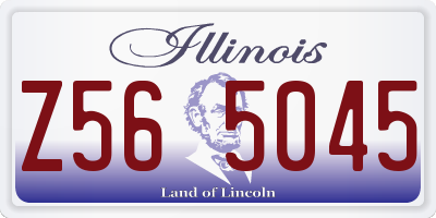 IL license plate Z565045