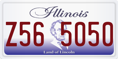 IL license plate Z565050