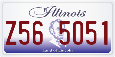 IL license plate Z565051