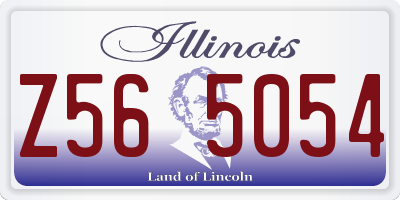 IL license plate Z565054