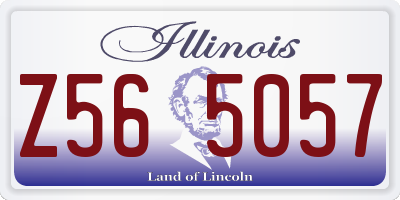 IL license plate Z565057