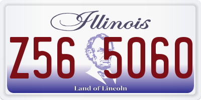 IL license plate Z565060