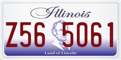 IL license plate Z565061