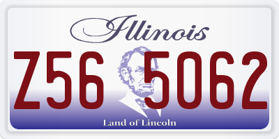 IL license plate Z565062