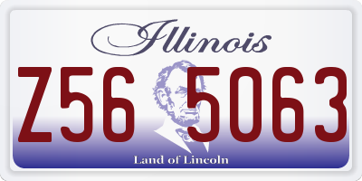 IL license plate Z565063
