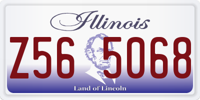 IL license plate Z565068