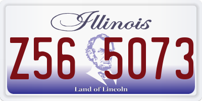 IL license plate Z565073