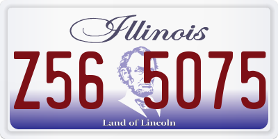 IL license plate Z565075