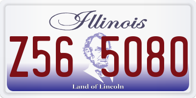 IL license plate Z565080