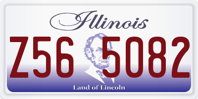 IL license plate Z565082