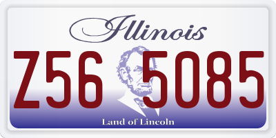 IL license plate Z565085
