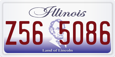 IL license plate Z565086