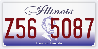 IL license plate Z565087