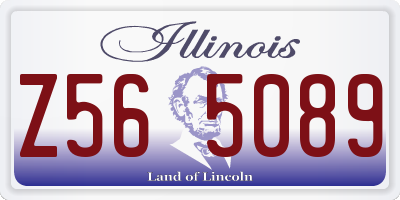 IL license plate Z565089