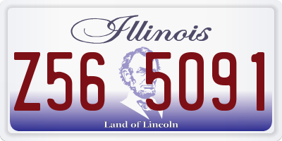IL license plate Z565091