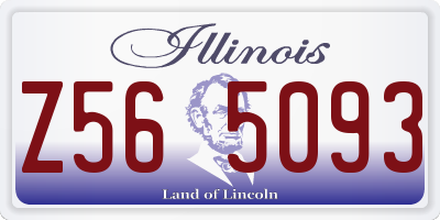 IL license plate Z565093