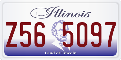 IL license plate Z565097