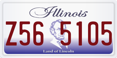 IL license plate Z565105