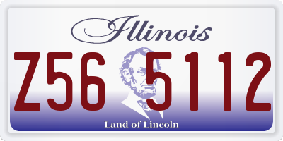 IL license plate Z565112