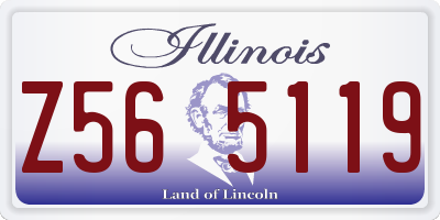 IL license plate Z565119