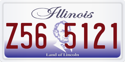IL license plate Z565121