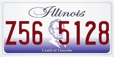 IL license plate Z565128
