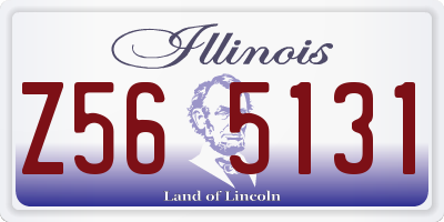 IL license plate Z565131