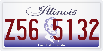 IL license plate Z565132