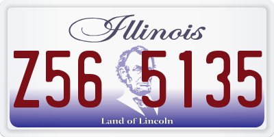 IL license plate Z565135