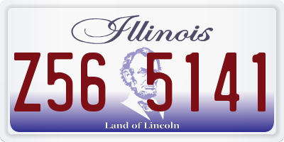 IL license plate Z565141