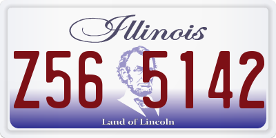 IL license plate Z565142