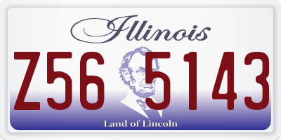 IL license plate Z565143